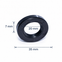 Simering 20x35x7 SC Pentru Etansare Pompe Si Masini Spalat