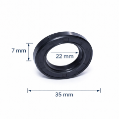 Simering 22x35x7 SC Pentru Etansare Pompe Si Masini Spalat