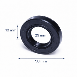 Simering 25x50x10 SC Pentru Etansare Pompe Si Masini Spalat