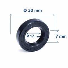 Simering 17x30x7 SC Pentru Etansare Pompe Si Masini Spalat