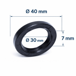 Simering 30x40x7 SC Pentru Etansare Pompe Si Masini Spalat