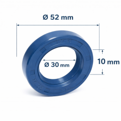 Simering 30x52x10 TC Pentru Etansare Pompe Si Masini Spalat