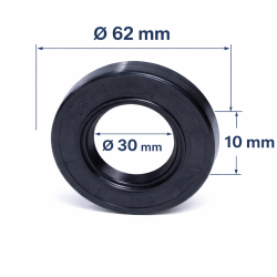 Simering 30x62x10 TC Pentru Etansare Pompe Si Masini Spalat