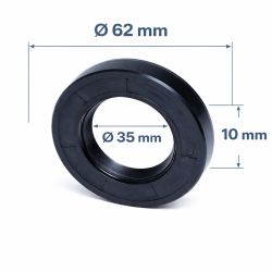 Simering 35x62x10 SC Pentru Etansare Pompe Si Masini Spalat