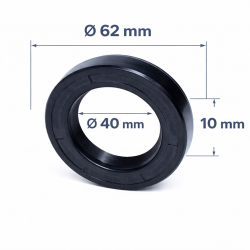 Simering 40x62x10 SC Pentru Etansare Pompe Si Masini Spalat