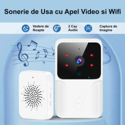 Camera vizor usa wifi sonerie video 1080P Tuya M8