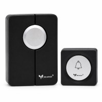 Sonerie fara fir X3, 38 melodii, raza 100m, 433.92MHz, neagra