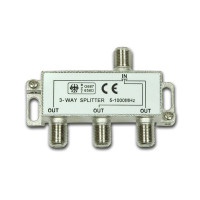 Splitter TV 3 cai 5-1000MHz pentru distributia semnalului