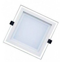 Spot LED rama sticla patrat incastrabil putere 6w