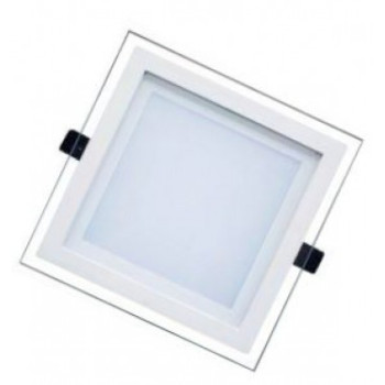 Spot LED rama sticla patrat incastrabil putere 6w