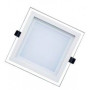 Spot LED rama sticla patrat incastrabil putere 6w