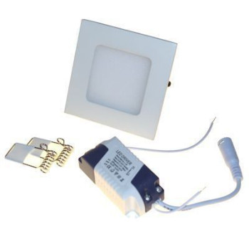 Spot led slim patrat 3W lumina calda sau rece pentru iluminat decorativ