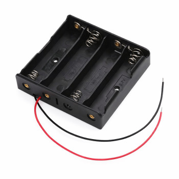 Suport acumulatori 18650 3.7V x4 pentru proiecte DIY