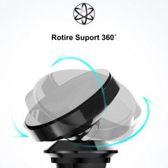 Suport magnetic telefon Air-vent cu prindere aerisire 360°