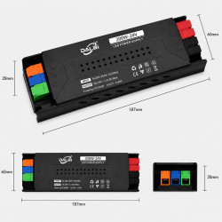 Sursa alimentare 24v 200W 8.3A slim push-in