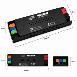 Sursa 24 v 400W 16.6A slim cu conectare rapida push-in