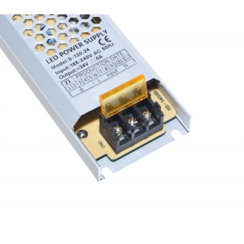 Sursa 24v 5a slim 120w aluminiu pentru banda LED interior