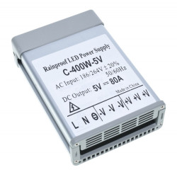 Sursa 5v 80A 400W exterior IP52 pentru LED si automatizari
