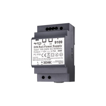 Sursa 12V sina DIN 45W 3.75A IP20, compacta si eficienta