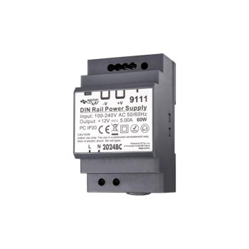 Sursa 12V sina DIN 60W 5A IP20 pentru tablouri electrice