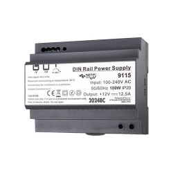 Sursa 12V sina DIN 150W 12.5A pentru tablouri electrice