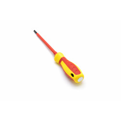 Surubelnita izolata cu led 6x125mm dreapta pentru electricieni
