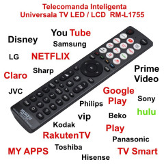 Telecomanda TV Universala RM-L1755 Inteligenta Compatibila