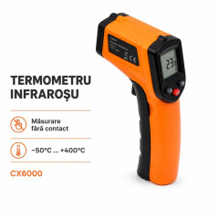 Termometru infrarosu digital cu laser -50°C–400°C CX6000