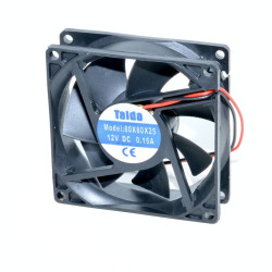 Ventilator 12v 80x80 25mm grosime