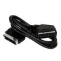 Cablu Scart-Scart 1,5m pentru transmisie audio video