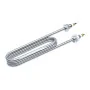 Rezistenta Electrica 2500W din Inox 304, 3 Spire, 210x50mm, Filet M14, 220V