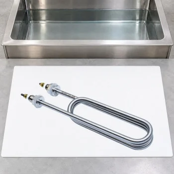 Rezistenta Electrica 2500W din Inox 304, 3 Spire, 210x50mm, Filet M14, 220V