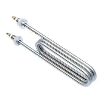 Rezistenta Electrica 2500W din Inox 304, 3 Spire, 210x50mm, Filet M14, 220V
