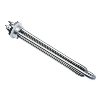 Rezistenta Solara 24V din Inox pentru Boiler, 2x300W, DN25, L200mm, R171